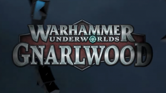 Warhammer Underworlds Gnarlwood season box reveal - Games Workshop photo showing the logo for Warhammer underworlds Gnarlwood