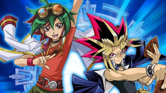 Yugioh Trading Card Game - yugioh characters prepare to duel