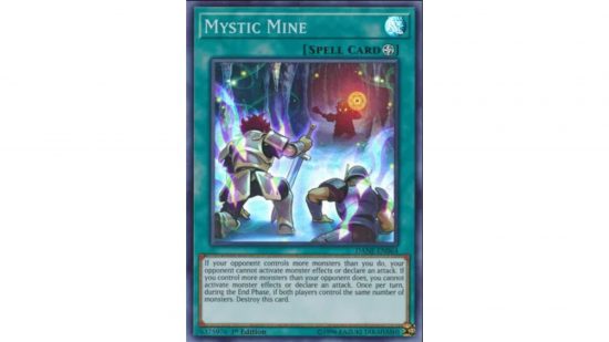 Yugioh trading card game - the yugioh card mystic mine