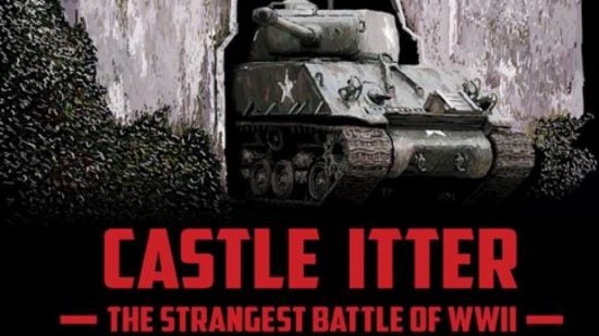 Best war board games: Castle Itter. Image shows a tank on the game's box.