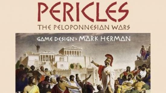 Best war board games: Pericles. Image shows art from the game's box.