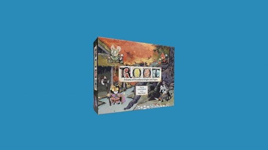 Best war board games: Root. Image shows the game box.