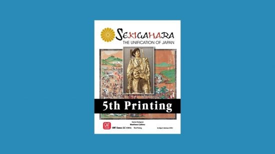 Best war board games: Sekigaara: Unification of Japan. Image shows the game box.