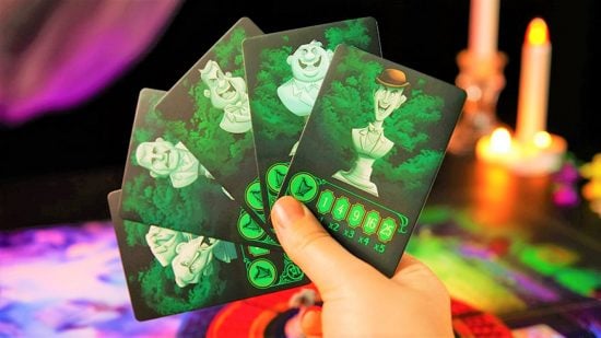 Disney board games - cards from the Haunted Mansion board game