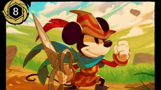 Disney Lorcana graded cards auction - art of Mickey Mouse