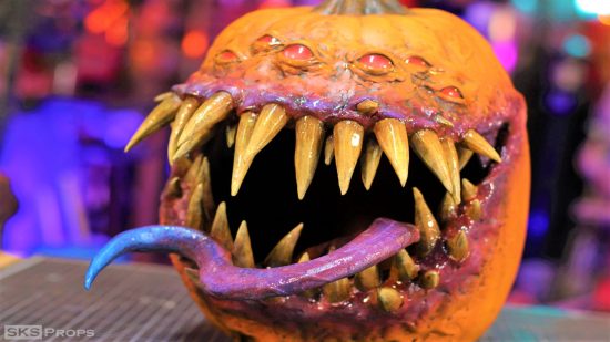 DnD mimic halloween pumpkin DIY (photo by SKS Props)
