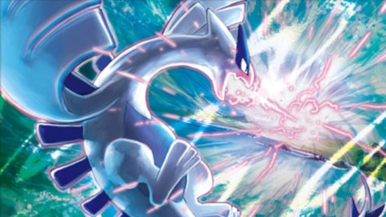 How to play Pokemon cards - art of Lugia