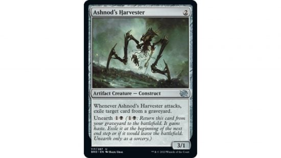 MTG The Brothers War spoilers: The MTG card Ashnod's Harvester