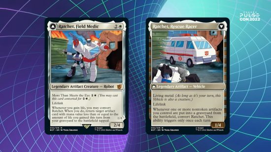Magic the Gathering Transformers card Ratchet