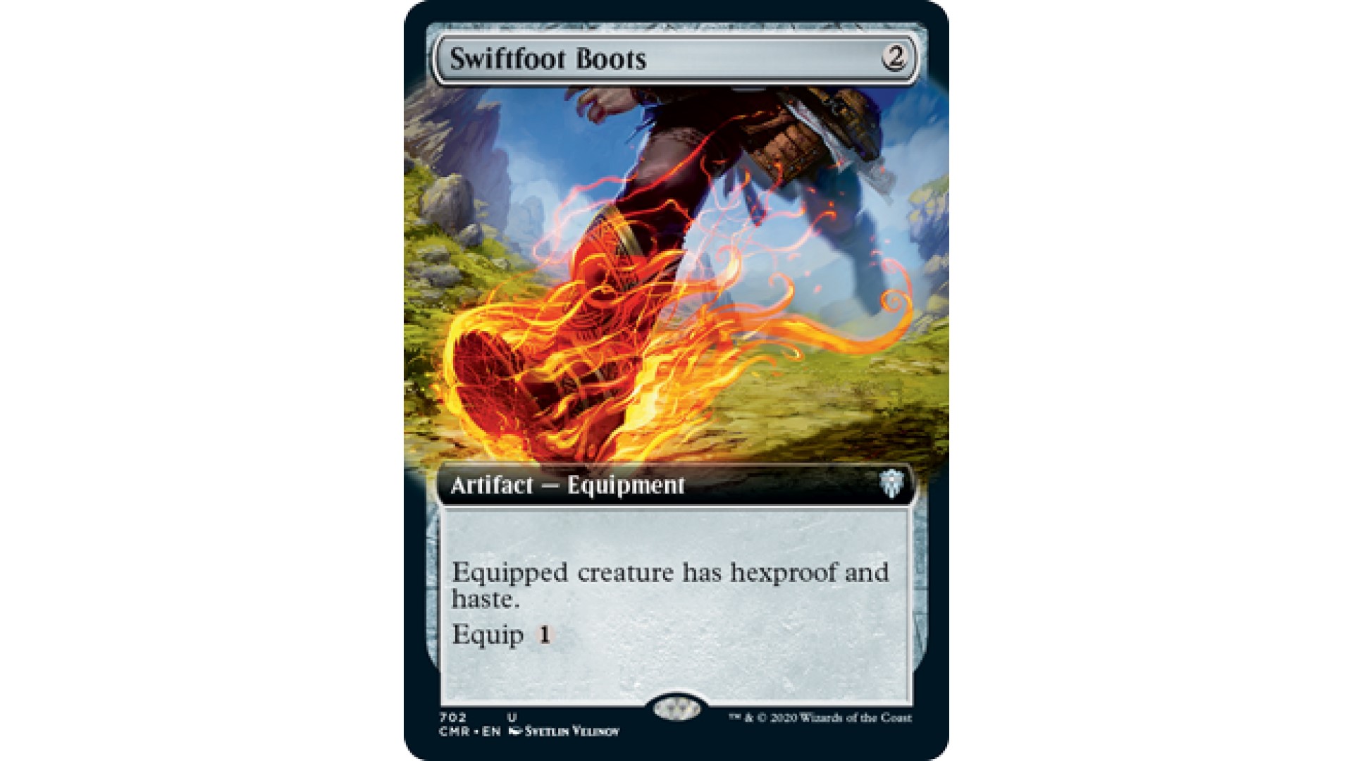 MTG hexproof: The MTG card Swiftfoot Boots