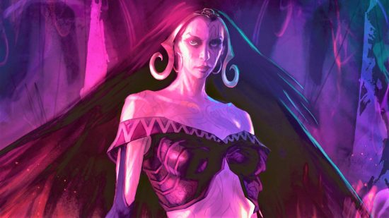MTG Secret Lair fashion - Wizards of the Coast art of Liliana of the Dark Realms