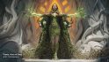 MTG The Brothers' War artwork of an elemental sitting on a throne