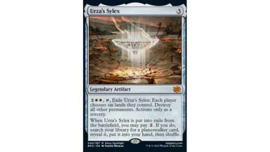 MTG The Brothers' War release date - Urza's Sylex Magic card
