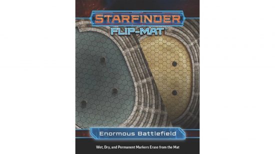 Pathfinder, Starfinder releases May 2023 - Enormous Battlefielf flip-mat cover from Paizo