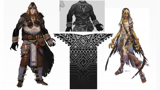 Pathfinder Wrath of the Righteous DLC - Pathfinder artwork showing the shapeshifting druid Shifter class.