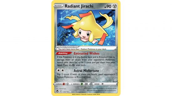 Pokemon TCG Silver Tempest spoilers revealed - Radiant Jirachi card