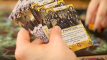 Warhammer Underworlds Gnarlwood Nemesis mode - Games Workshop image showing a hand of Underworlds cards