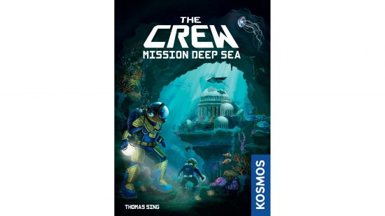 Best coop board games guide - publisher sales image showing The Crew coop board game box art