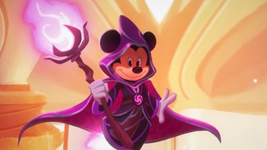 Disney Lorcana - Mickey Mouse as a wizard