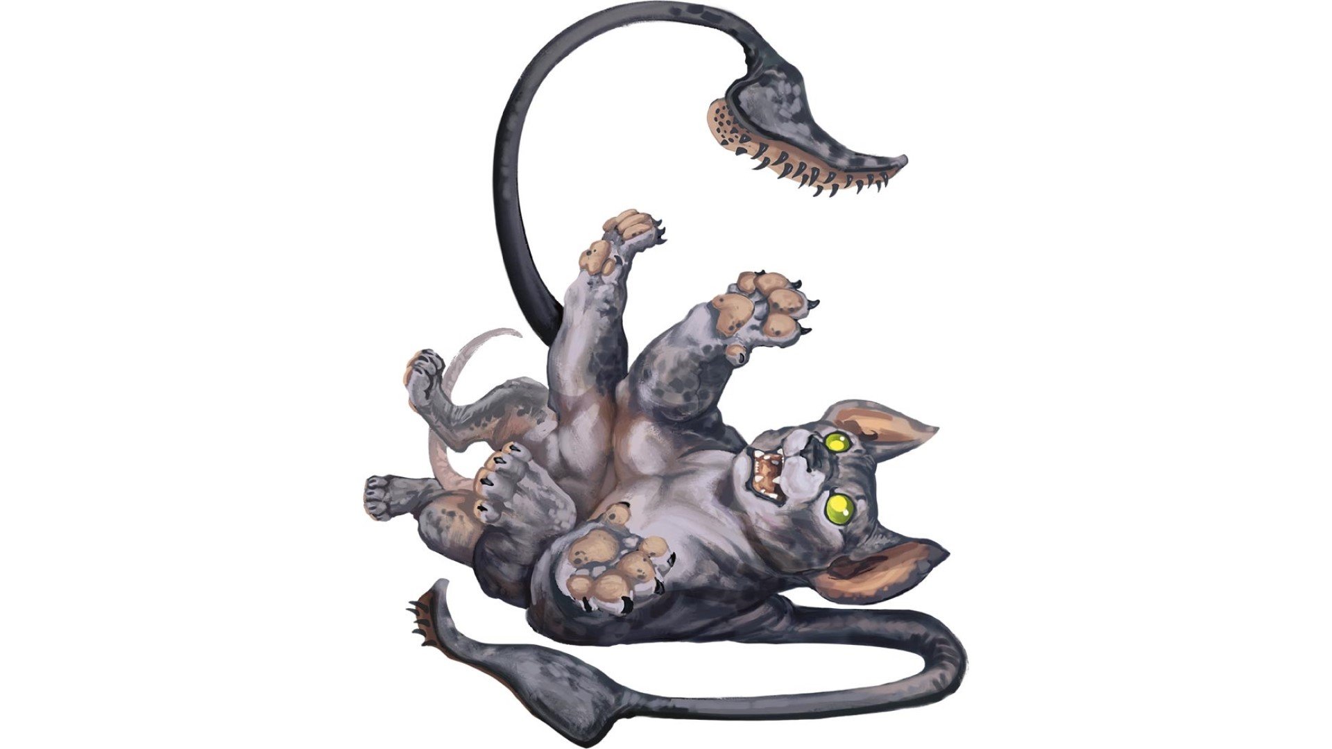 DnD Displacer Beast 5e kitten (art by Wizards of the Coast)