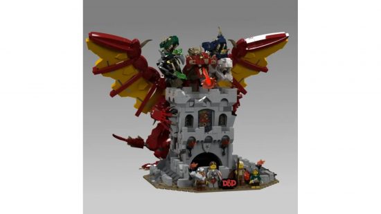 Lego DnD - a lego kit of Tiamat