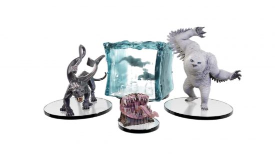 DnD movie minis depicting classic monsters