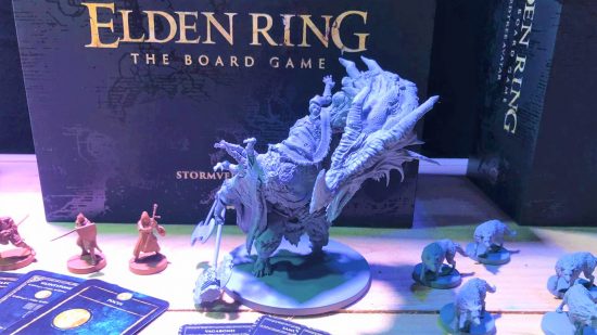 Elden Ring board game cuts Dark Souls grind - Wargamer photo of Elden Ring board game box and minis