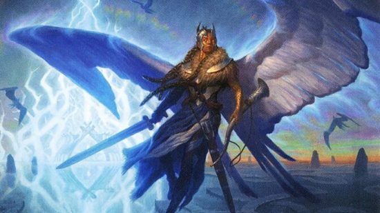 MTG tournament - Artwork of an angel Valkyrie 