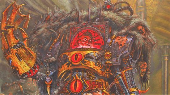 MTG fanmade Warhammer 40k deck - Warhammer Community art of Warmaster Horus