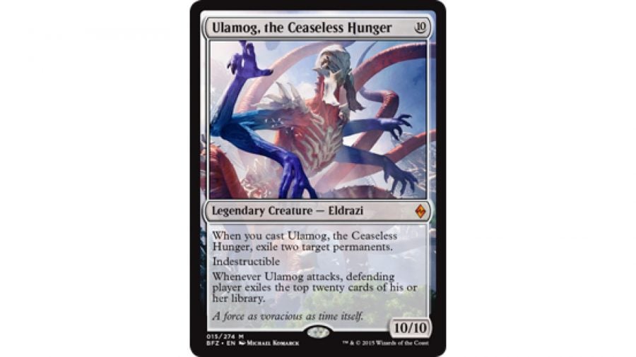 MTG Indestructible - Ulamog, the Ceaseless Hunger Magic card from Wizards of the Coast