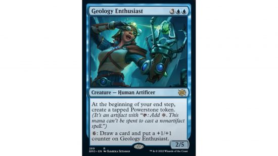 MTG The Brothers War Jumpstart booster contents - Wizards of the Coast card Geology Enthusiast