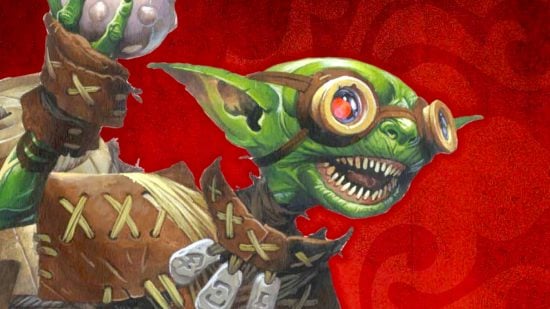 Pathfinder races and ancestries guide - Paizo rulebook artwork showing a goblin in glasses with a grenade