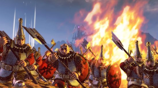 Total War Warhammer 3 Chaos Dwarfs DLC - screenshot of a Total War Warhammer II mod featuring Chaos Dwarfs