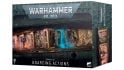 Warhammer 40k Arks of Omen - Games Workshop image showing the box art for the Boarding Actions scenery set