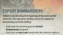 Warhammer 40k astra militarum army guide - Games Workshop image showing the rules for the Expert Bombardiers Regimental Doctrine