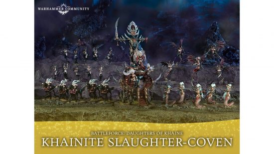 Warhammer Age of Sigmar battleforces 2022 - a Warhammer Age of Sigmar army from the faction Daughters of Khaine