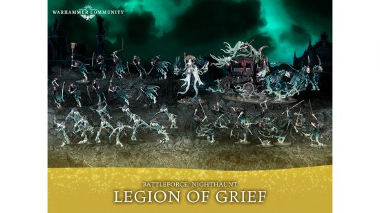 Warhammer Age of Sigmar battleforces 2022 - a Warhammer Age of Sigmar army from the faction Nighthaunt