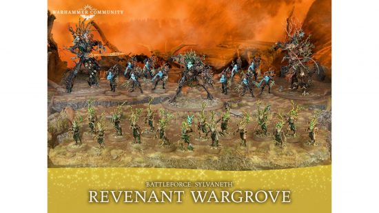Warhammer Age of Sigmar battleforces 2022 - a Warhammer Age of Sigmar army from the faction Sylvaneth