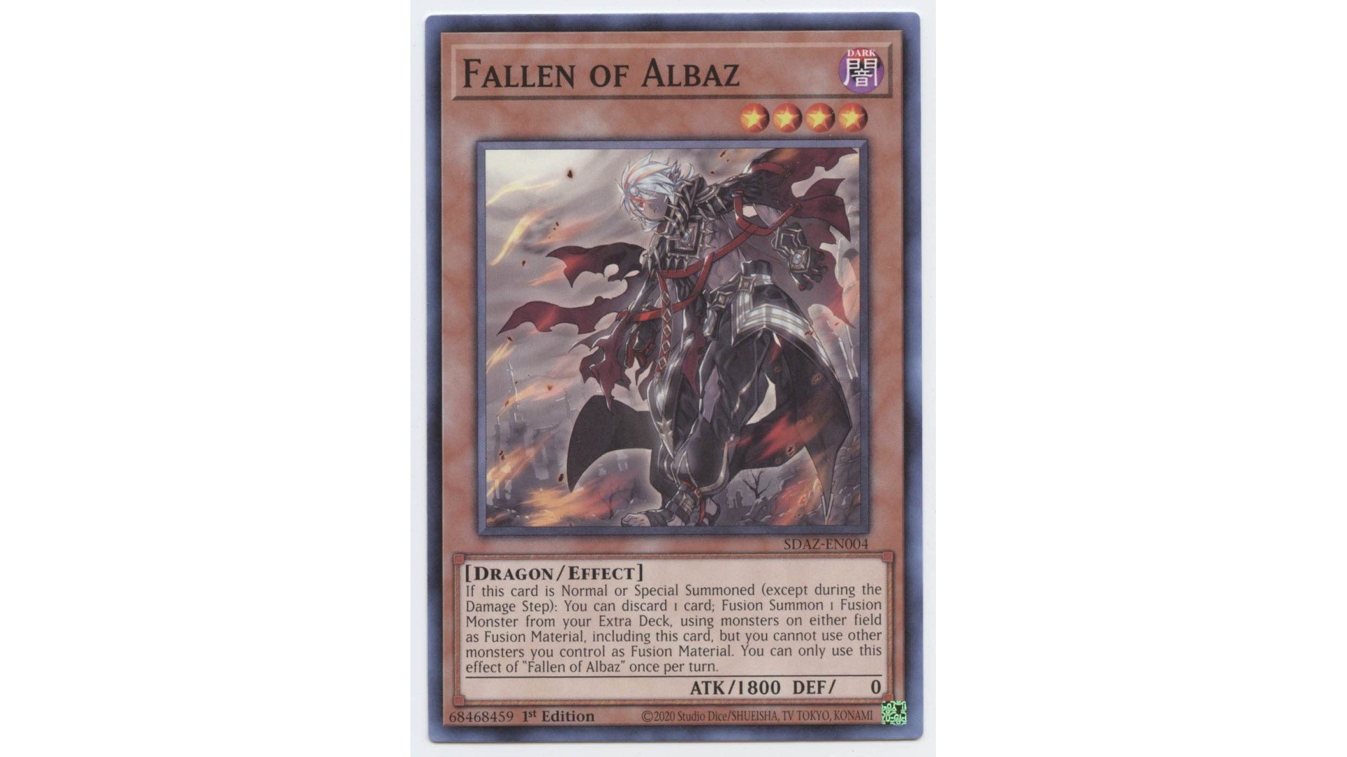 Yu Gi Oh Master Duel meta decks - the yugioh card Fallen of Albaz