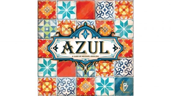 Best cheap board games guide - publisher sales photo showing the Azul board game box art
