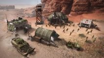 Company of Heroes 3 release date - US units moving out of an army base