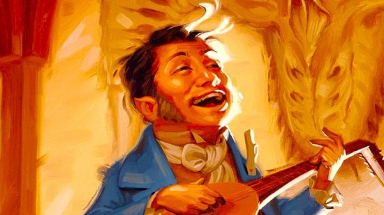 One DnD playtest satisfaction scores - Wizards of the Coast art of a smiling gnome bard