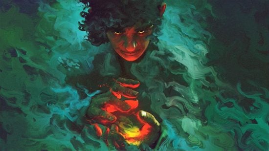 MTG Lord of the Rings release date - artwork of Frodo holding the One Ring