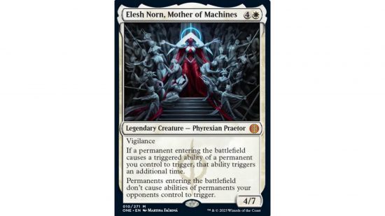 MTG never print Elesh Norn - Wizards of the Coast Magic card, Elesh Norn, Mother of Machines