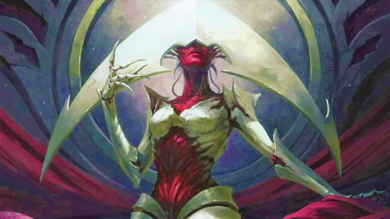 MTG prerelease format legality - Wizards of the Coast art of Phyrexian Elesh Norn
