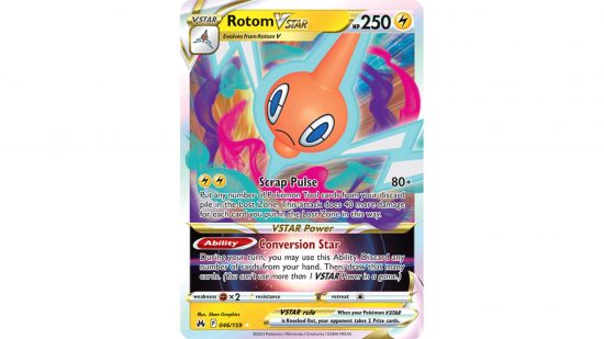 Pokemon TCG rotom VSTAR card