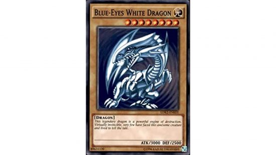 Yugioh TCG blue eyes white dragon card