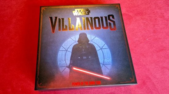 best Star Wars board games guide - author photo showing the Star Wars Villainous box front art