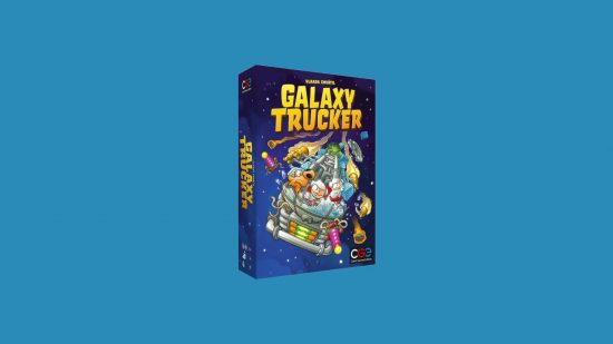 Best tile games: Galaxy Trucker. Image shows the game's box.
