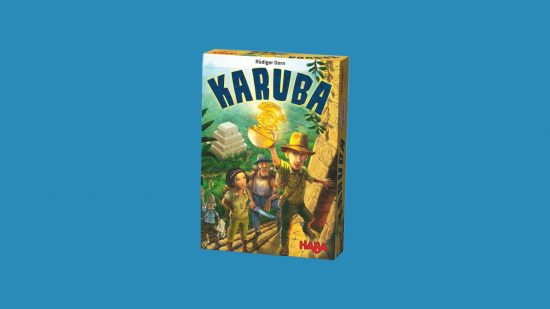 Best tile games: Karuba. Image shows the game's box.